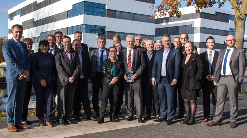 Gruppenfoto des Arbeitskreises Hochschulfinanzierung beim Symposium im November 2019