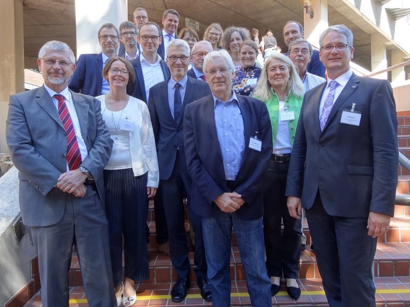 Gruppenfoto des Arbeitskreises Hochschulfinanzierung bei Fortbildung GuV im Juni 2018